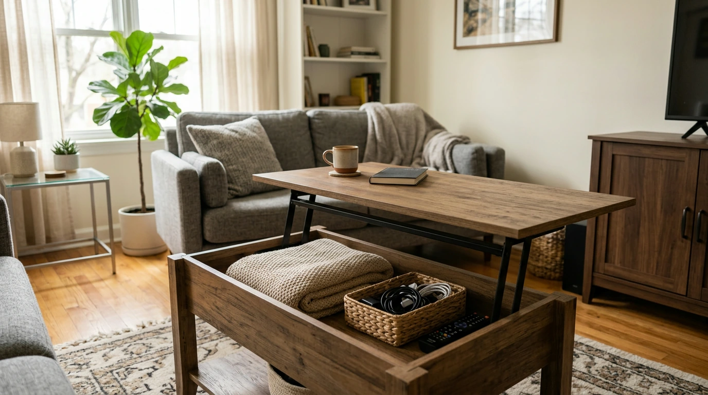 Hidden Storage for Living Rooms: Quick Checklist