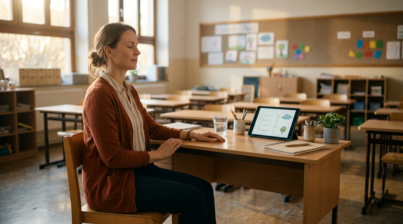 Mindful Teacher Daily Checklist for Calm Classroom Days
