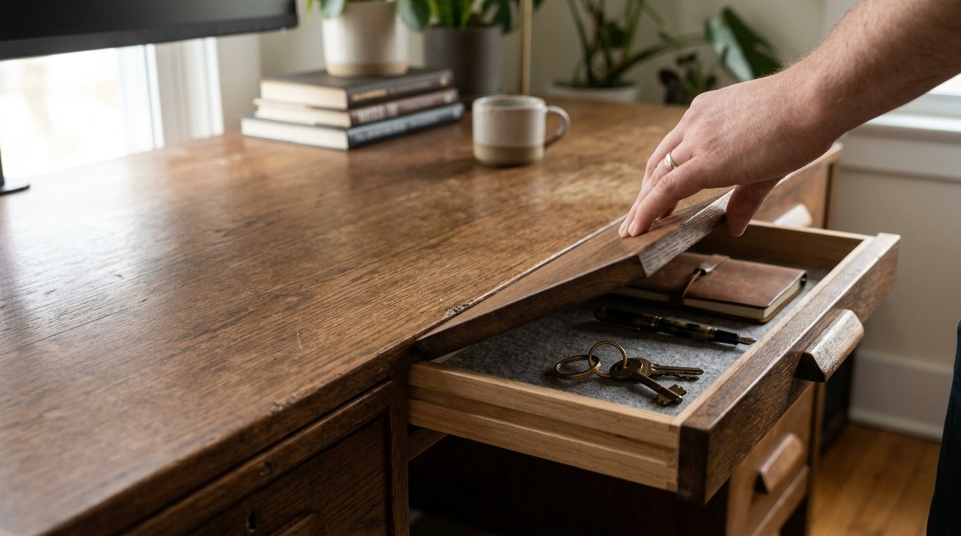 Create a Hidden Storage Compartment in Furniture